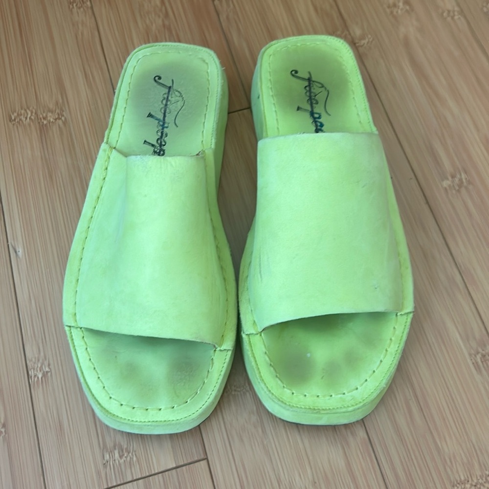 Green slides free people